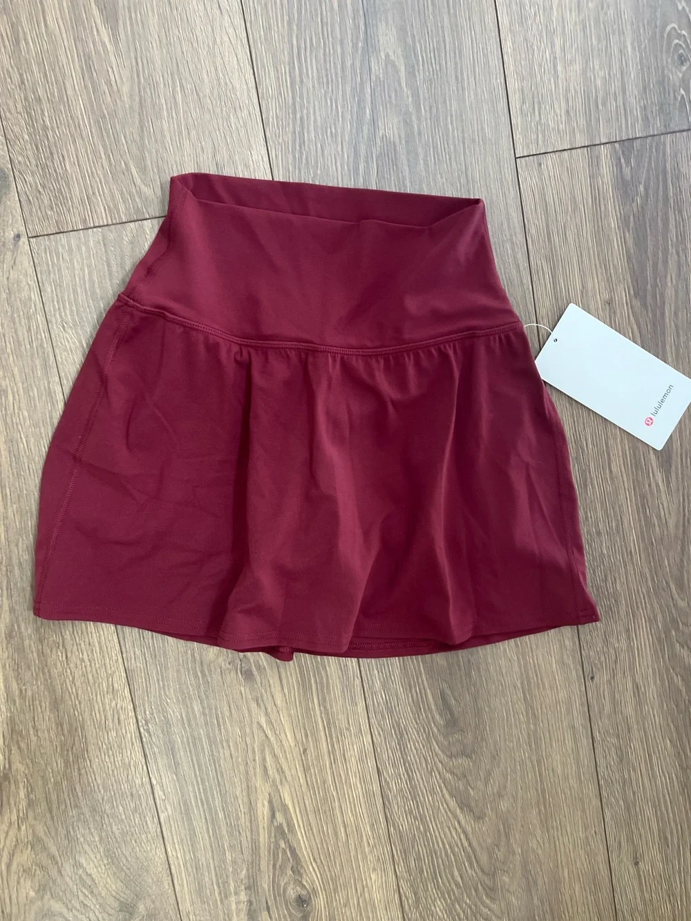 NWT Lululemon Align High-Rise Skirt Burgundy Bay